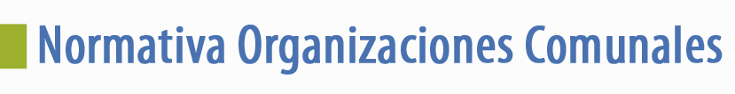 normativa organizaciones comunales chia